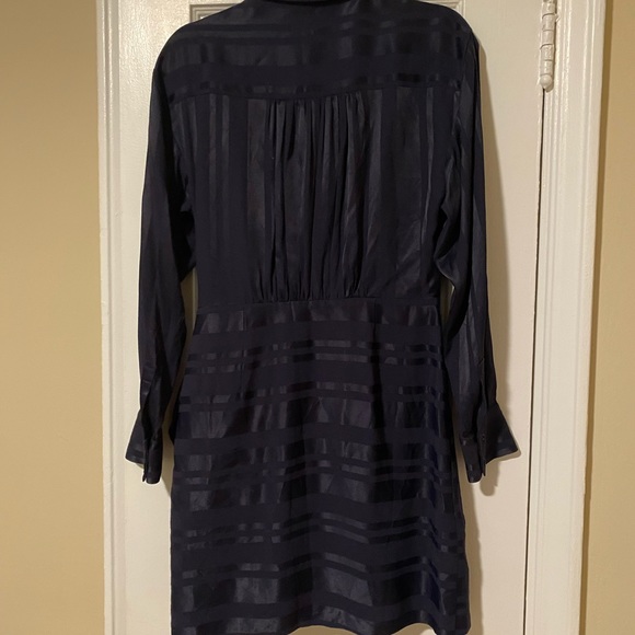 Milly Jordan Striped Satin Dress - Picture 5 of 8